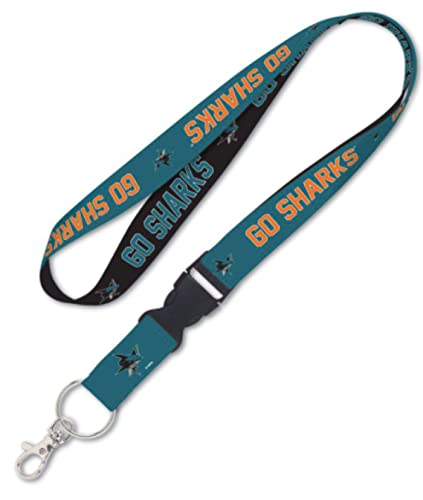 Lanyard San Jose Sharks WinCraft tour de cou NHL avec slogan