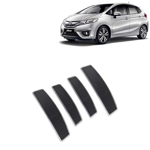 KINGSWAY® Car Door Edge Protection Guard Compatible with Honda Jazz, (Year 2014-2018), Car Safety Anti Dent Scratch Proof Gurads, Car Door Guard Bumper Protector, D4 Black Color, Pack of 4 Pieces