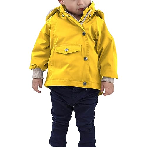 Kids Boys Girls Outerwear Padded Windbreaker Jacket Fashion Prints Hoodie for Fall Winter2