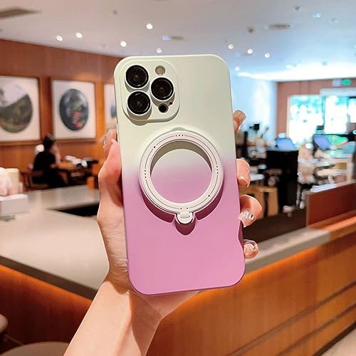 Coque iPhone 11 violette idéale pour regarder vos vidéos avec le support magnétique