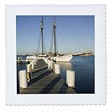 Square dimensions (in inches): 25 L x 25 W, image dimensions (in inches): 23 L x 23 W 100% poloyester; image is soft to touch. Made in USA Edges have pinking shear cut Image will not fade with washing. Image not a transfer, part of material