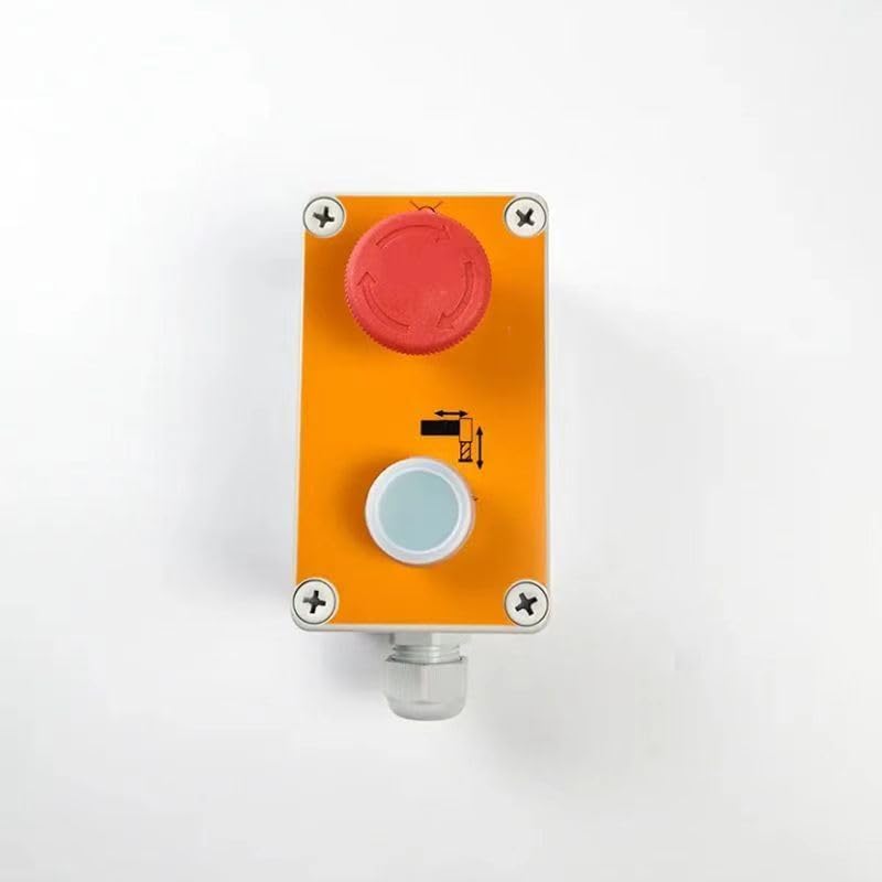1 PC Zoomlion Pump Truck Leg arm Conversion Operation Box Sany Pump Horn Emergency Stop Mushroom Head Tianyi TYX1 Switch (Leg arm Conversion (with Key))