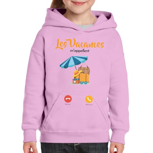 Sweat à capuche enfant vacances plage soleil été de qualité premium - 3