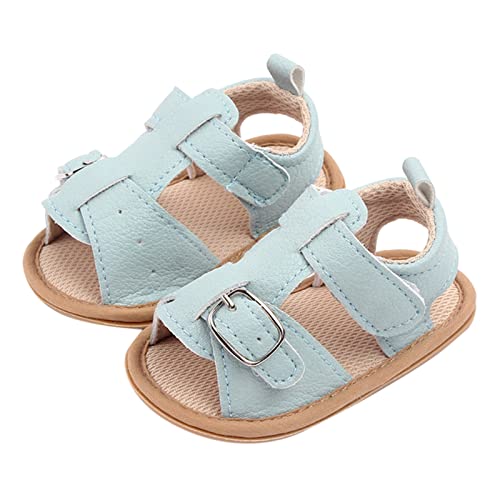 Infant Boys Girls Open Toe Solid Shoes First Walkers Shoes Summer Toddler Flat Sandals Toddler Girl Flip Flops