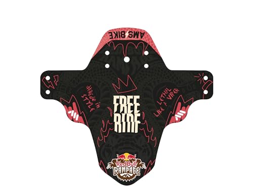 All Mountain Style Red Bull Rampage   Protector de Barro para Rueda Delantera MTB, protección Ligera y Duradera, Ajuste Universal, Protege contra el Barro, el rocío de Agua y más