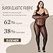 Aaronano 2 Pairs Women's Shiny Pantyhose Plus Size Oil Sheer Tights High Waist Shimmer Stockings（Black，XL-XXL）