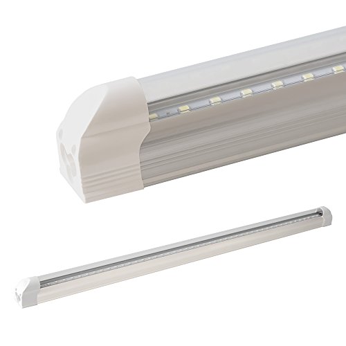 Preisvergleich Produktbild LEDVero T5 LED Lichtleiste 60cm, Abdeckung: transparent - neutralweiß - Röhre / Tube Leuchtstoffröhre
