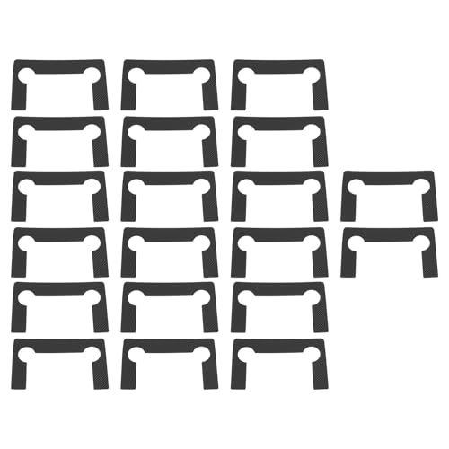 SG Store 20 Stück Duschtür-Scharniere, Gummidichtung, Ersatz-Set für Scharniere, Glasscharnier, Anti-Rutsch-Dichtung, Ersatz-Set (8,5 x 5 cm)