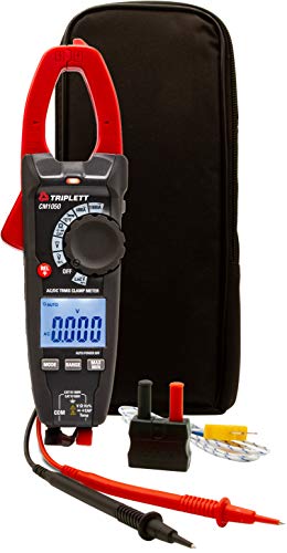 Image of Triplett CM1050 True RMS 6000 Count 1000A AC /DC Clamp Meter with Inrush, LPF, LOZ, and Certificate of Traceability to NIST