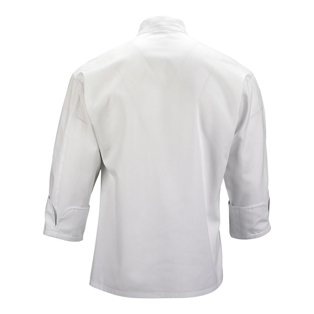 Mercer Culinary M60012WH1X Millennia Herren Kochjacke, Weiß, XL