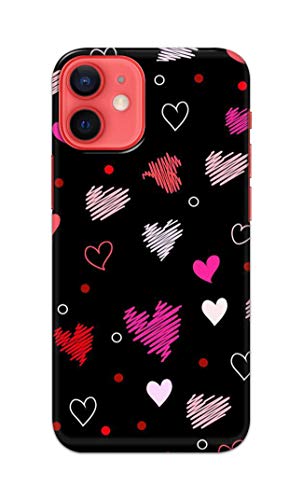 Image of PRINTFIDAA Vibrations of Love Hard Back Cover for Apple iPhone 12 / iPhone 12 Pro (6.1 inch), A2403, A2172, A2402 Back Cover -(P6) KAT1009