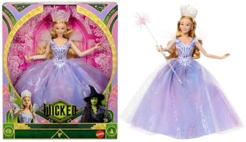 Mattel Universal Pictures’ Wicked: for Good Deluxe Glinda Fashion Doll with Removable Outfit & 3 Accessories, Inspired by The Movie Mattel Universal Pictures’ Wicked: for Good Deluxe Glinda Fashion Doll with Removable Outfit & 3 Accessories, Inspired by The Movie