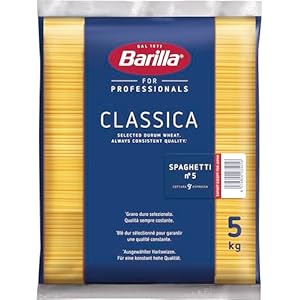 バリラ No.5 スパゲッティー 5kg [並行輸入品]