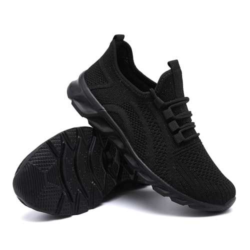 Image of DLWKIPV Womens Slip on Walking Tennis Shoes for Women Work Running Athletic Gym Sports Sneakers Lightweight Casual Shoe