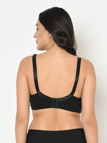 Image of Da Intimo Women's Cotton Non-Padded Non-Wired Full Coverage Bra | Comfortable Adjustable Strap Everyday Bra for Women & Girls -Set of 3 Combo, CL3-D177