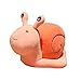 Peluche d'escargot, Oreiller en Peluche d'escargot à câliner avec des Yeux en Forme de Coeur, poupée en Peluche Super Douce, Cadeaux de Peluche de Vie Sauvage pour garçon