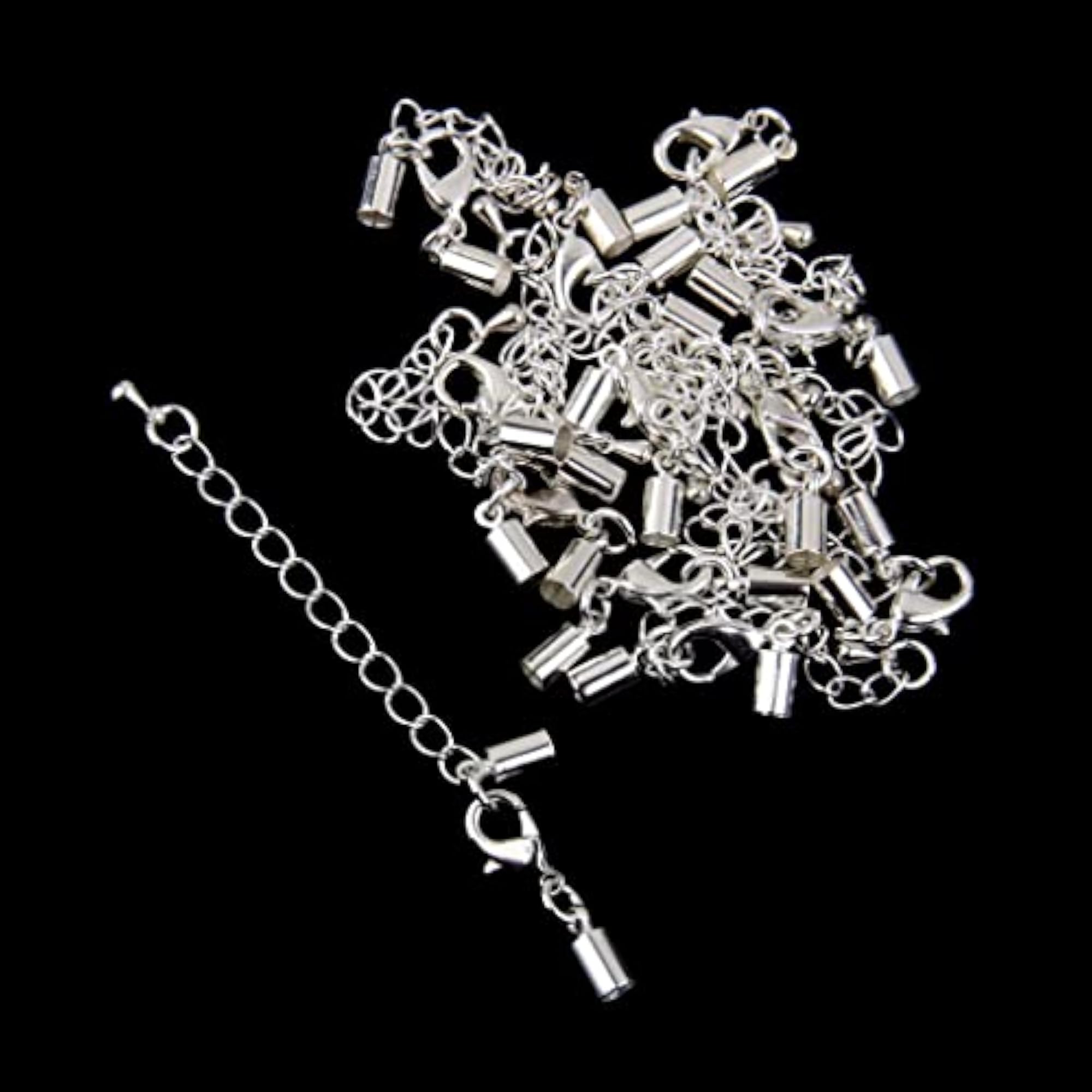 24pcs Necklace Bracelet Chain Extender with Lobster Clips