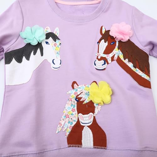 Image of Hongshilian Unisex Kids Cute Cartoon Cotton Sweater Shirt