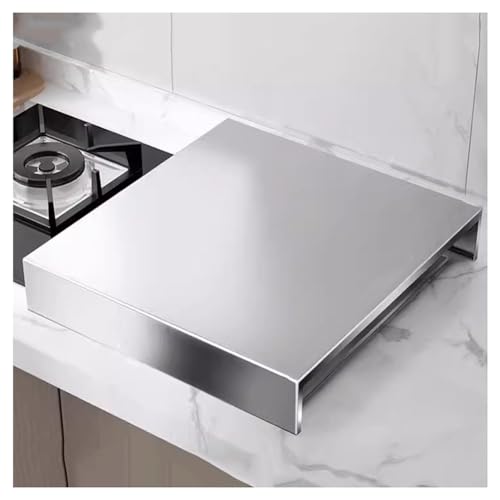 Cubierta superior de estufa de gas de acero inoxidable, cubierta protectora para cocinas y estufas eléctricas, encimera de trabajo adicional
