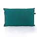 LILENO HOME Cojín para exterior – Funda de almohada 40 x 60 cm [azul petróleo] – Juego de 2 fundas de cojín [sin relleno] – Funda impermeable con cremallera – Funda de cojín para exterior
