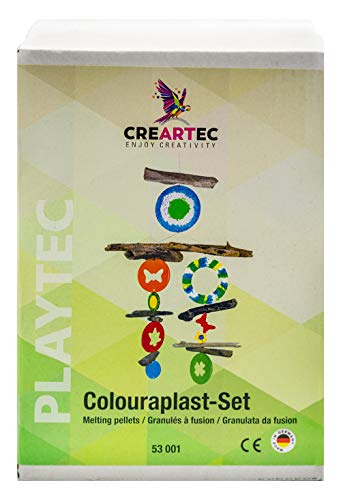 Creartec Colouraplast geschenkverpakking, verbluffende smelttechniek voor groot en klein, fascinerende kunststoftechniek, Made in Germany