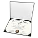 GraduationMall Leatherette Smooth Diploma Cover for Certificate 8.5
