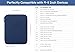 Dadanism 9-11" Tablet Sleeve Tasche für iPad Pro 11" M5/M4, iPad Air 11" M4/M3, iPad (A16) 11", iPad 10. Gen 10,9", iPad 9/8/7. Gen 10,2", iPad Air 5/4 10,9", Galaxy Tab A11+ 11"/S10 Lite, Denim