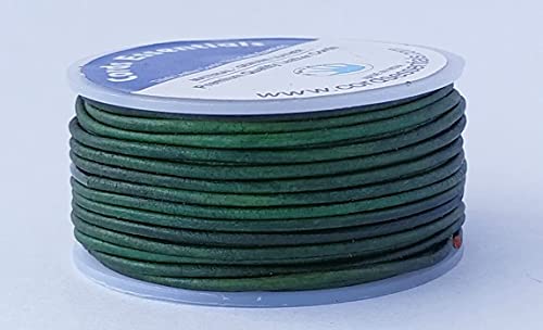 Cords Essentials Round Genuine Leather String Cord, Rope for Jewelry Making Necklaces, Bracelets, Kumihimo Braiding, Wraps - Image 3
