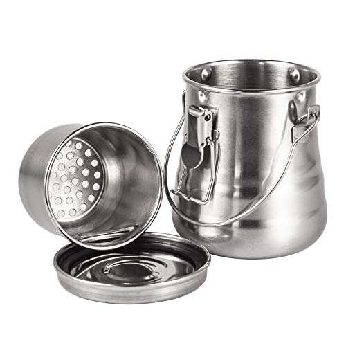 MyLifeUNIT Air Tight Deluxe Stainless Steel Brush Washer - Medium 4" x 3-1/2"