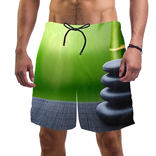 Short de bain homme Bamboo Zen Ston M avec doublure maille multicolore
