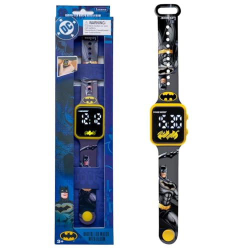 LEXIBOOK, Batman, Reloj Digital, Pantalla de 12 o 24 Horas, Azul, DMW060BAT LEXIBOOK, Batman, Reloj Digital, Pantalla de 12 o 24 Horas, Azul, DMW060BAT