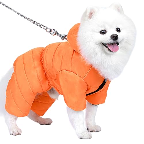 Abrigo de invierno para perro en algodón impermeable y resistente al viento 2