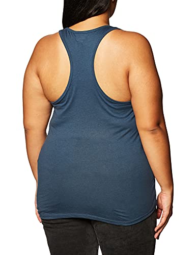 Disney Womens Believe In Tinkerbell Ideal Racerback Graphic Tank Top T Shirt, Indigo, 2X Us #TOP2