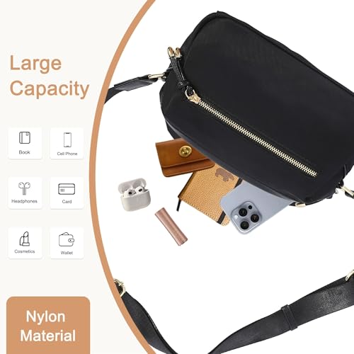 Women's Crossbody Handbags Classic Medium Crossbody Bag with Adjustable Strap and Zipper Pockets4