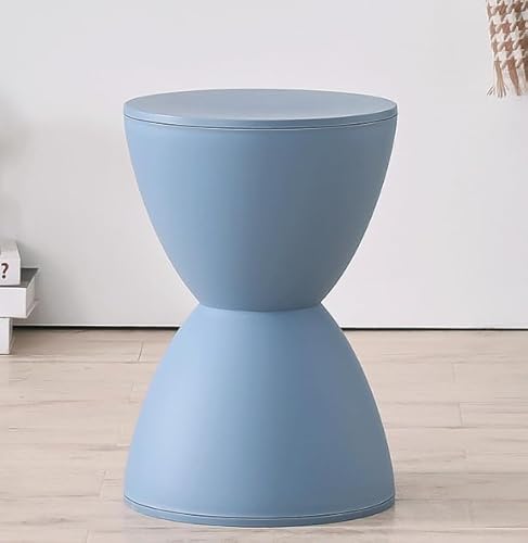 プリンスアハ スツール 砂時計デザイン 両サイド収納 リプロダクト オットマン 足置き 椅子 おしゃれ チェア 玄関イス ディスプレイ サイドテーブル インテリア カルテル 靴ベンチ マルチシーン (ダークブルー)