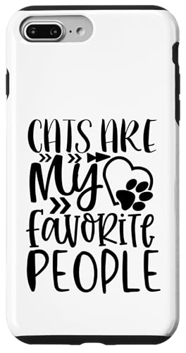 WhiskerWay Cats Are My Favorite People �L�D���̌��t �X�}�z�P�[�X iPhone 7 Plus/8 Plus �p