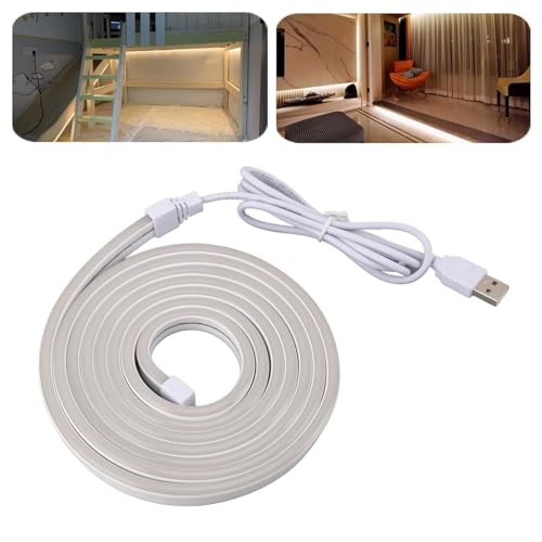 Tira LED flexible Garosa 2m 5V USB luz blanca miniatura 6
