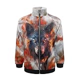 Matériau : les vestes pour homme sont fabriquées en tissu polyester doux, coupe-vent, durable, vous gardant confortable et au chaud.