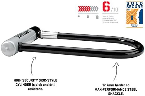 Kryptonite Kryptolok Mini-7 U-lock - Black/Silver