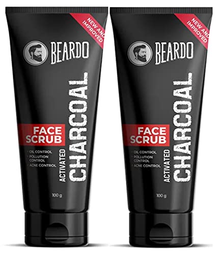 Beardo Charcoal Face Scrub 100gm (Pack of 2)