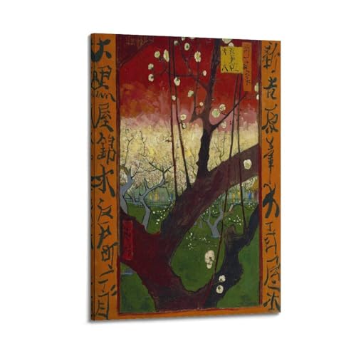 Poster Japonaiserie inspiré de Hiroshige pour s'évader depuis son salon