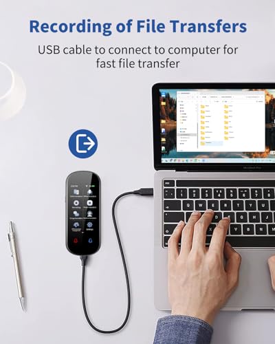 Language Translator Device, 138 Language Real-Time Voice Translator Upgraded ChatGpt AI Translator Voice/Text/Photo Online Offline Translator Portable Two-Way Translation for Travel Business Learning - Thumbnail 7