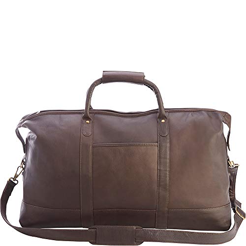 Royce Leather Luxury Duffel Bag Luggage Handcrafted in Colombian Leather, Tan, One Size