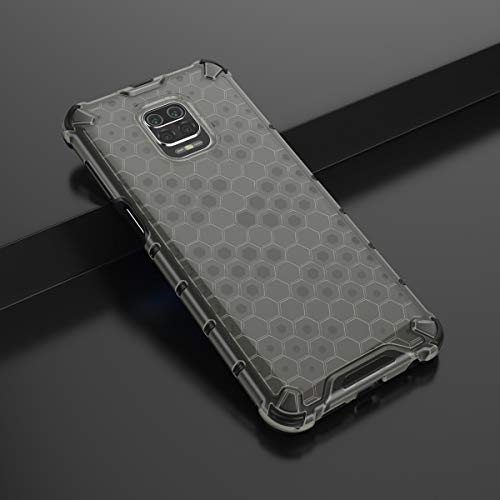 Image of Glasgow | for Mi Redmi Note 9 Pro Back Case Cover for Mi Redmi Note 9 Pro with 4 Bumper Corners and Military Grade Protection - Black