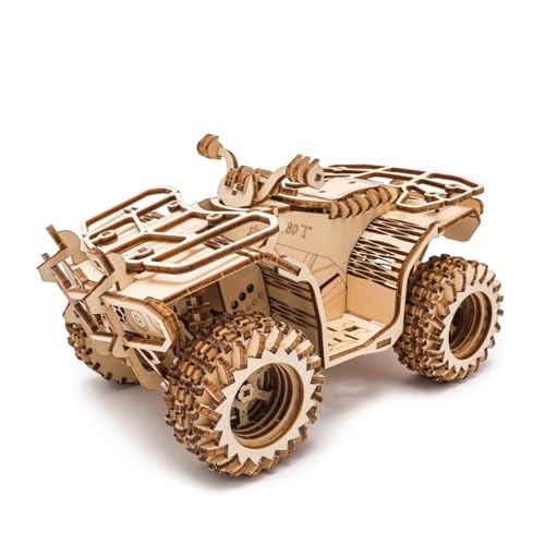 Puzzle 3D bois buggy dunes avec découpe laser haute précision de 417 pièces