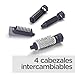 BaByliss AS121E - Cepillo de aire moldeador de pelo con 4 cabezales,...
