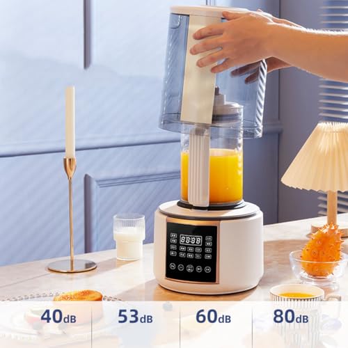 Using the HIONJIN Light Sound Wall Breaking Machine for Soybean Milk and Heating