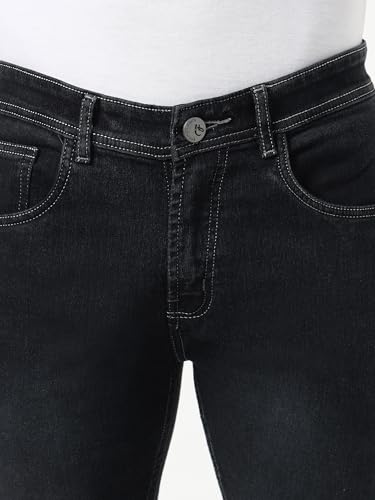 Image of Men's Stretch Denim Jeans | Regular Fit | Mid Rise | Soft & Comfortable | Everyday Casual Wear