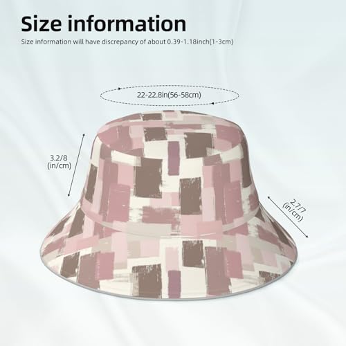 Image of Bucket Hat Double-Side-Wear Reversible Sun Hat Beach Travel Hiking for Women Men