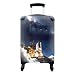 Produktbild MuchoWow® Koffer Handgepäck Trolley Rollkoffer Kleine Reisekoffer mit 4 Rollen - Weltraum - Sterne - Rakete - Cabin Size < 55x40x23 cm & 55x40x20 cm - Fotokoffer - Kabinenkoffer - Boardgepäck